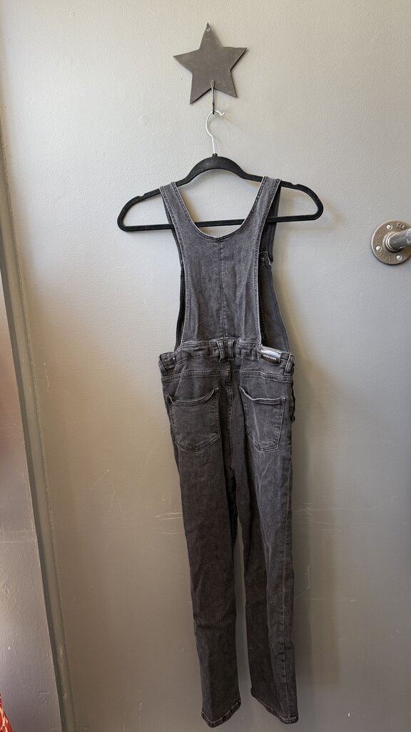 Black Denim Overalls