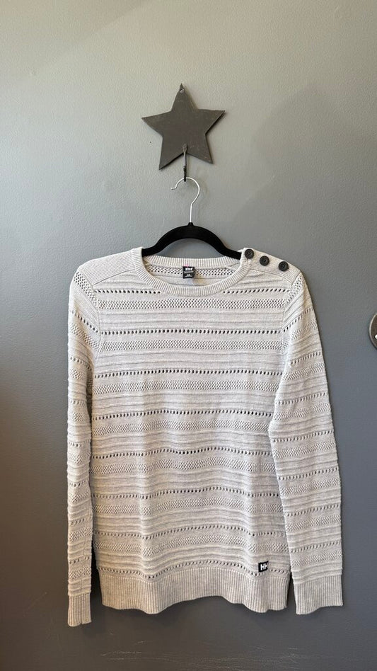 Open Knit Stripe Sweater