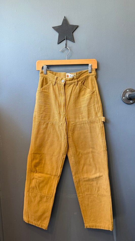 Cotton Canvas Carpenter Pants