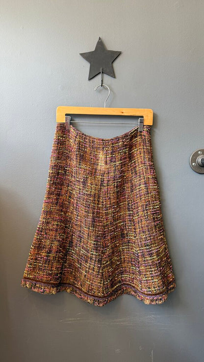 Tweed Flare Skirt