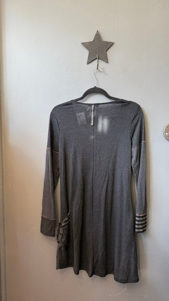 Stripe Mixed Print Dress