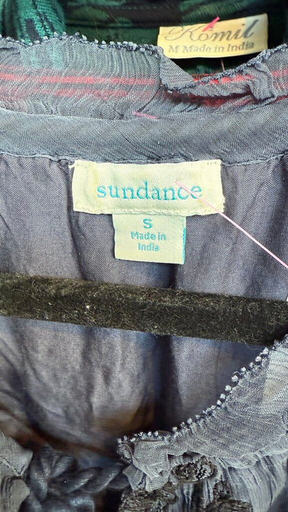 Embroidered Tassel Blouse