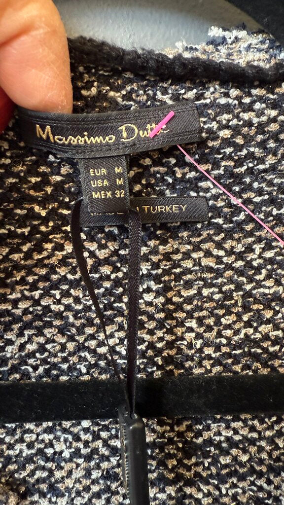 Metallic Tweed Unstructured Jacket