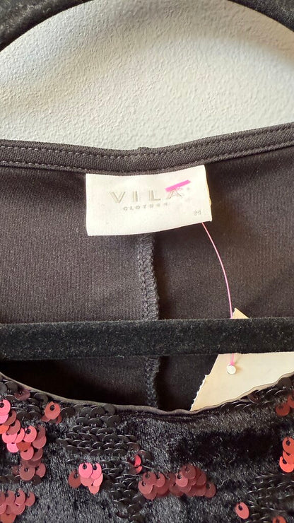 Sequin Velvet Sheath Dress