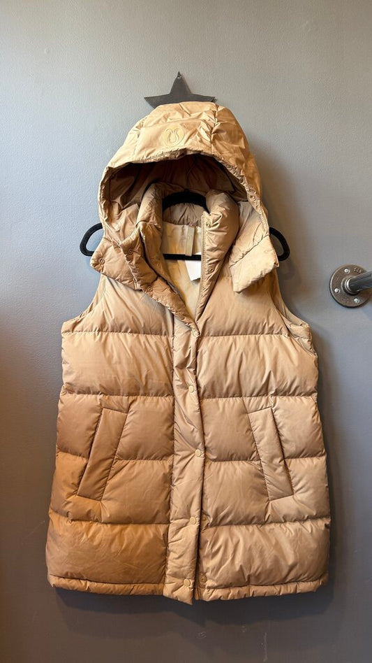 Long Hooded Puffer Vest