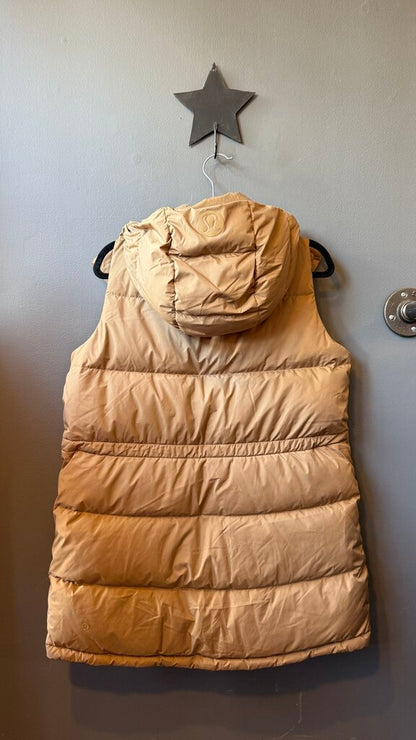 Long Hooded Puffer Vest