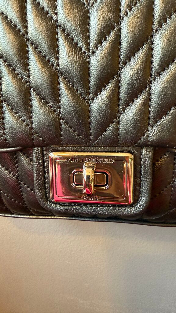 Quilted Chain Flap Bag