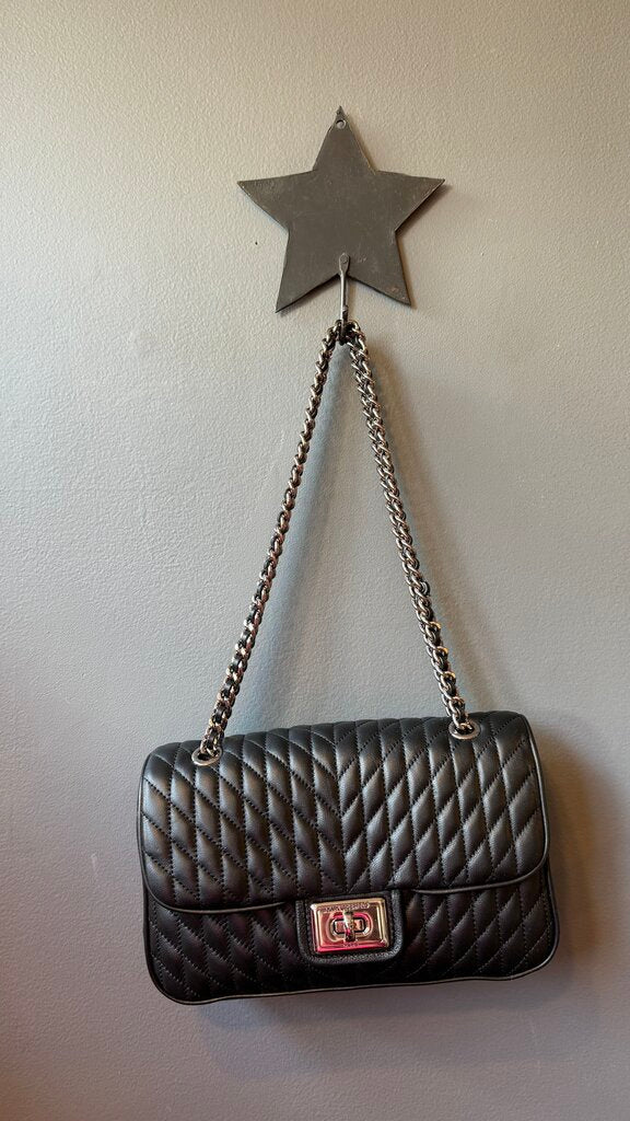 Quilted Chain Flap Bag