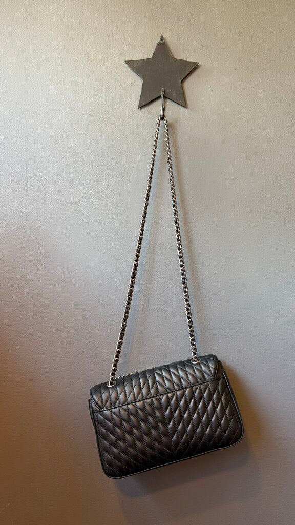 Quilted Chain Flap Bag