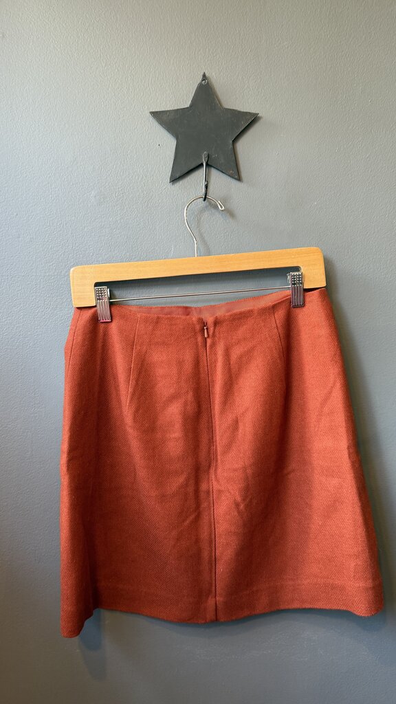 Wool Blend Pocket Mini Skirt