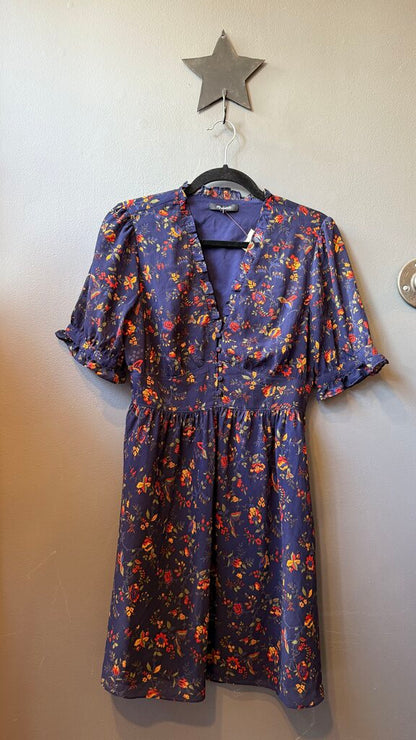 Silk Floral Dress