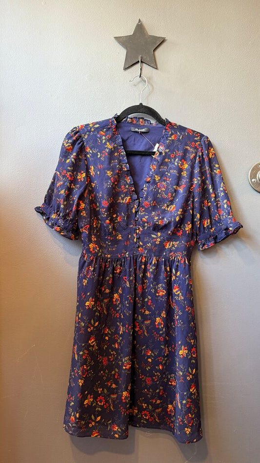 Silk Floral Dress