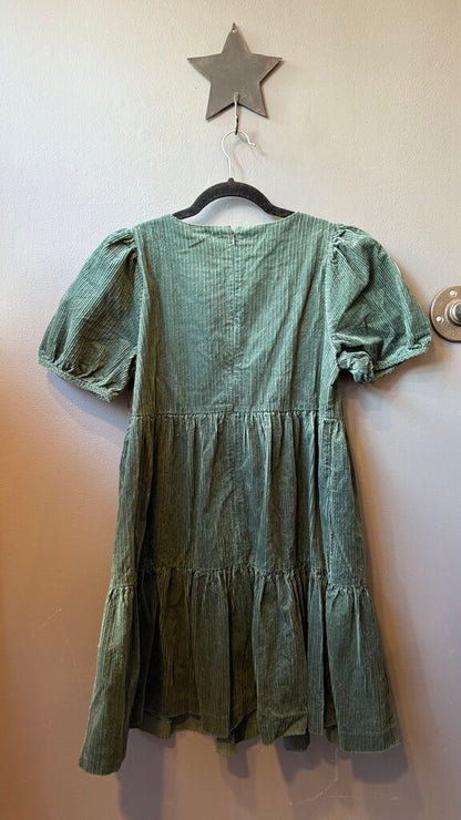 Corduroy Tiered Dress
