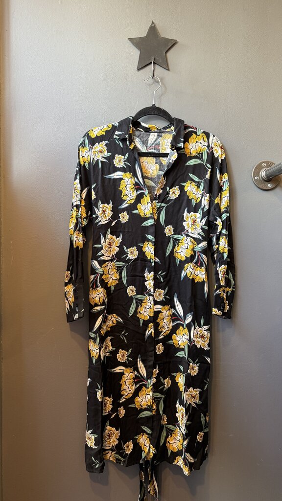 Floral Midi Shirtdress