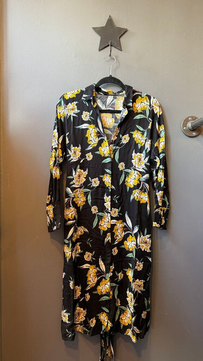 Floral Midi Shirtdress