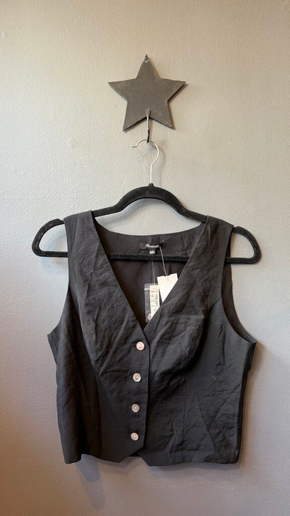 Vneck Button Front Vest