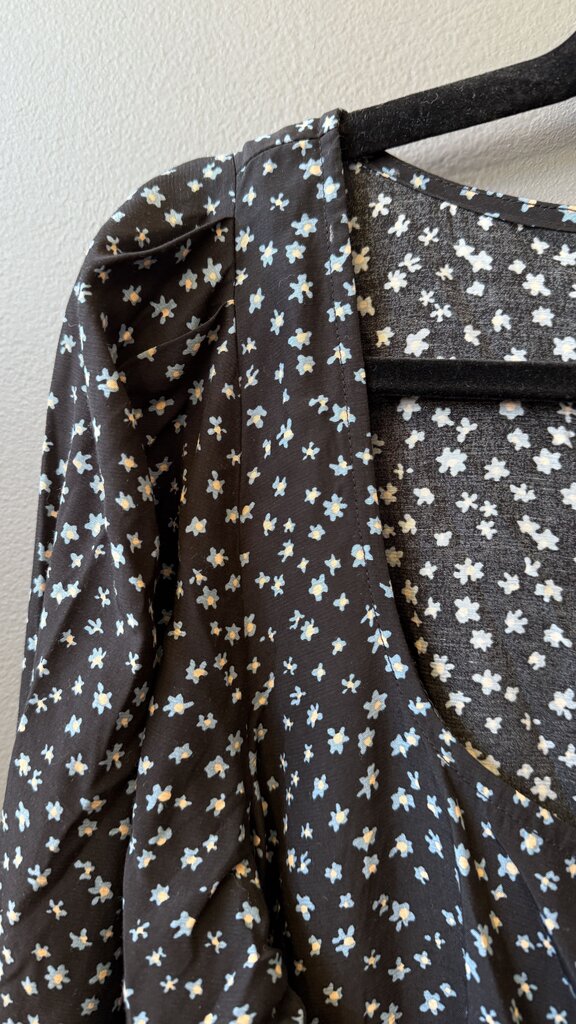 Longsleeve Floral Mini Dress