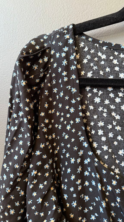 Longsleeve Floral Mini Dress