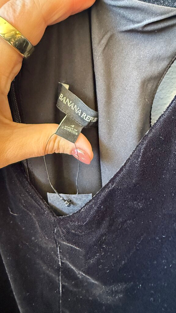 Velvet Skinny Leg Jumpsuit