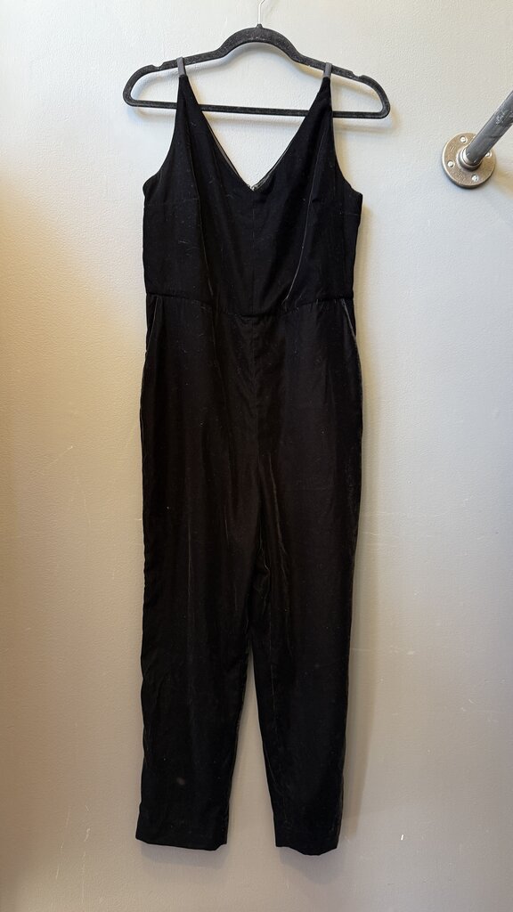 Velvet Skinny Leg Jumpsuit
