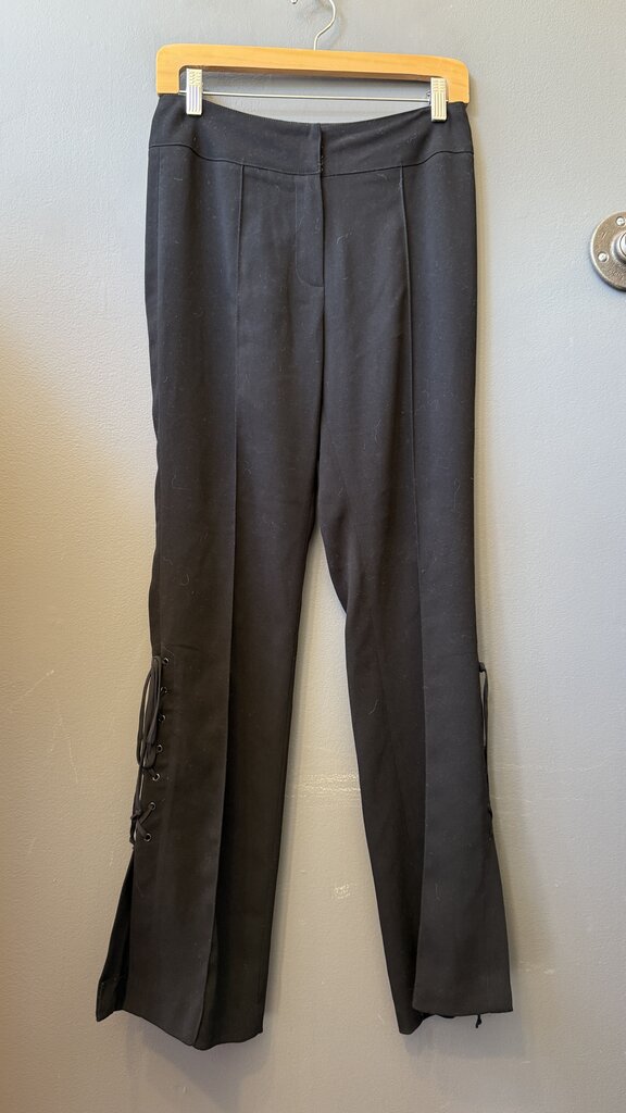 Lace Up Ankle Bootcut Pants