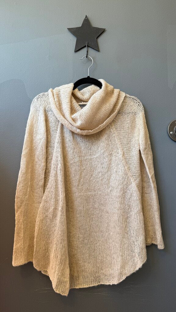 Cowlneck Merino Blend Tunic Sweater