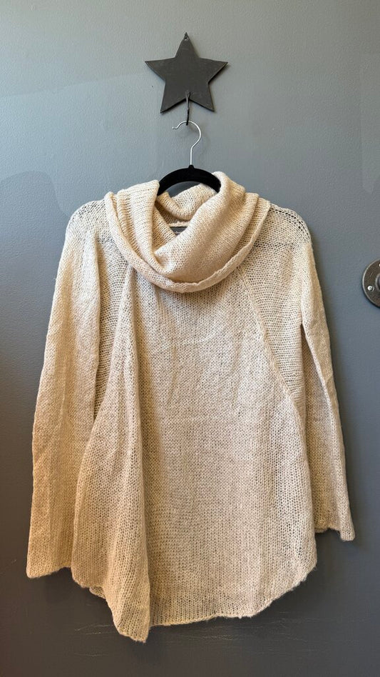 Cowlneck Merino Blend Tunic Sweater