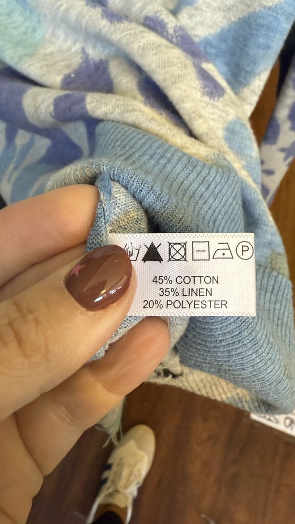 Raw Hem Tie Dye Sweater