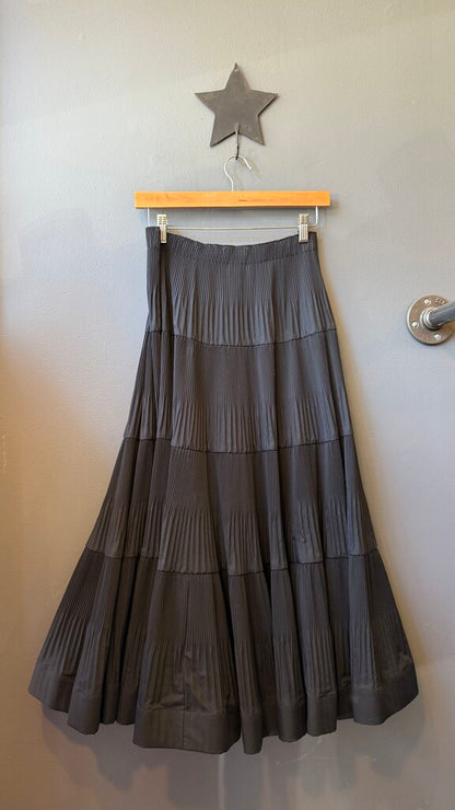 Fluted Midi Skirt