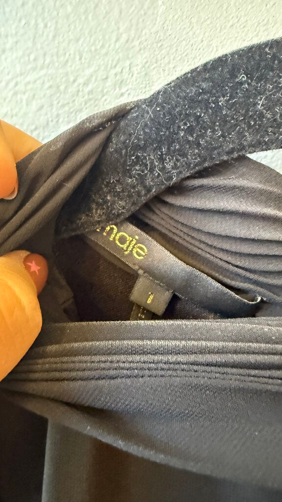 Tiered High Neck Midi Dress