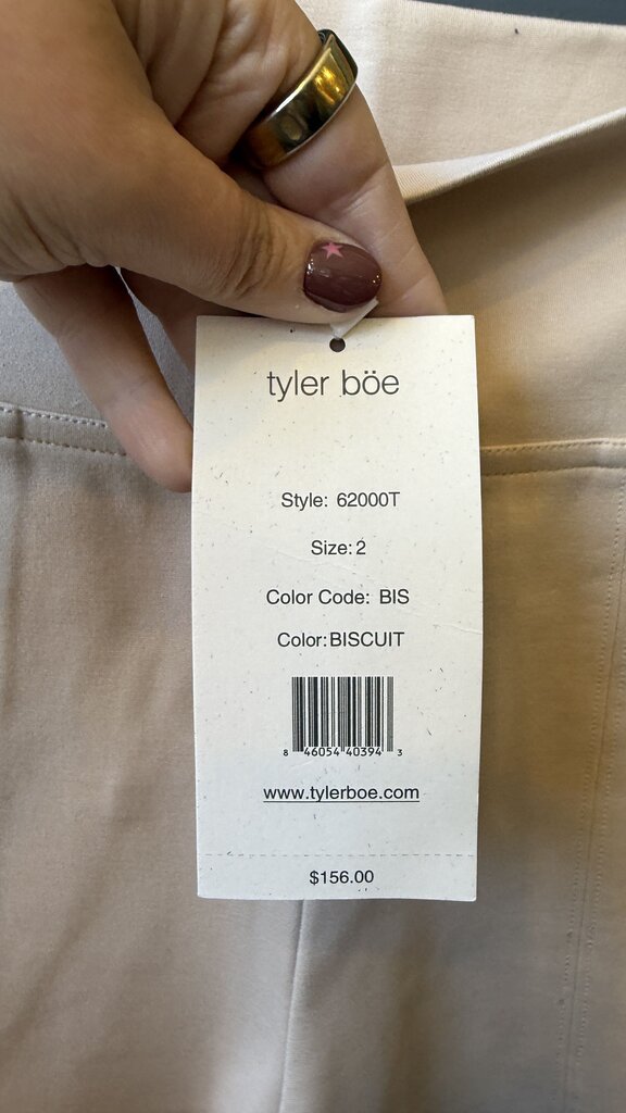 Slit Hem Ponte Pants