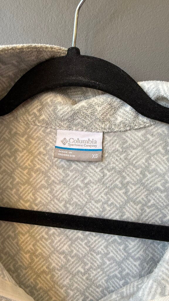 Printed 1/4 Zip Fleece Pullover