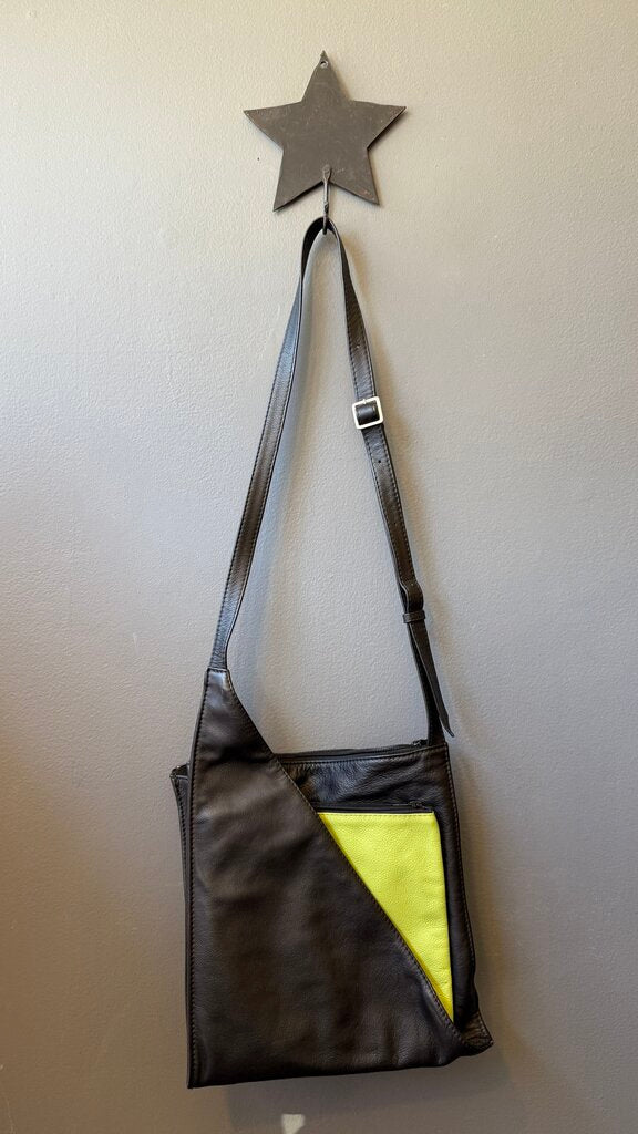 Leather Pocket Crossbody Bag