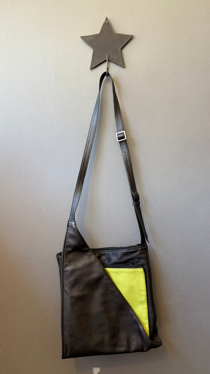 Leather Pocket Crossbody Bag