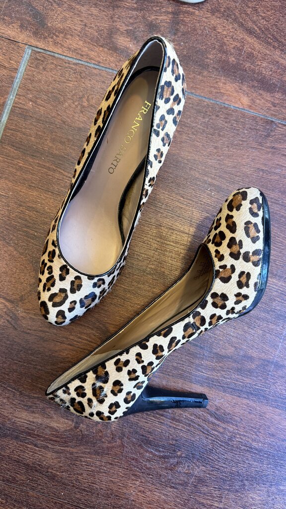 Leopard Ponyhair Pumps