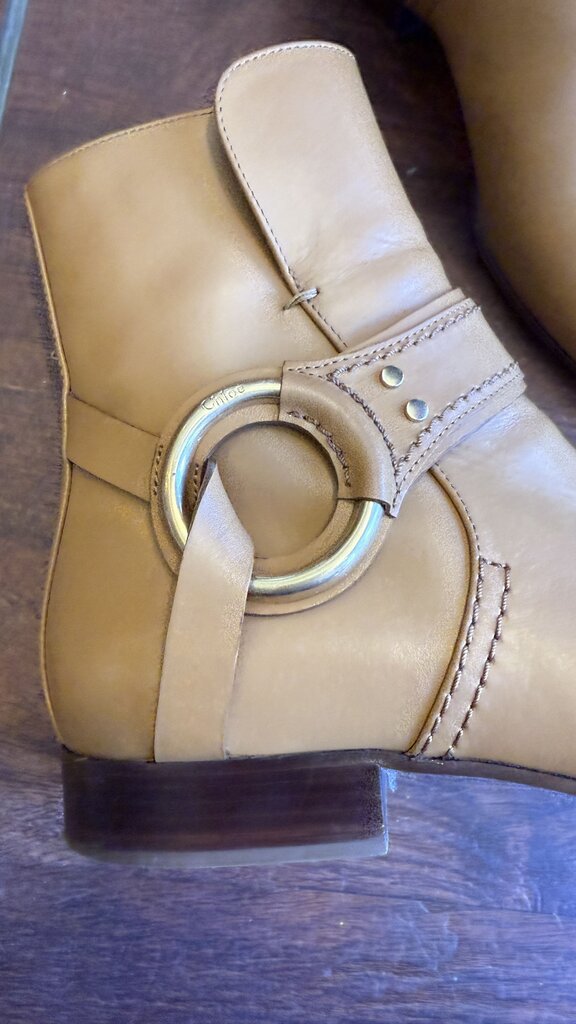 Leather Ring Harness Booties
