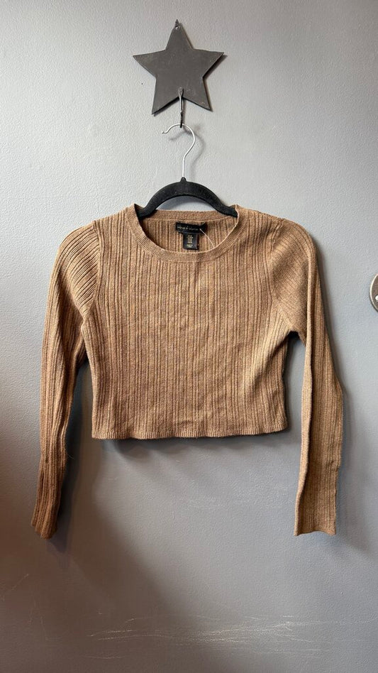 Ribbed Crop Sweater