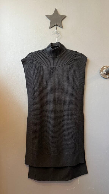 Wool Turtleneck Tunic Sweater