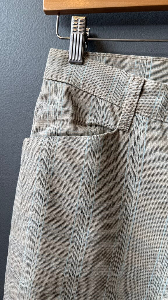 Vintage Plaid Straight Leg Pants