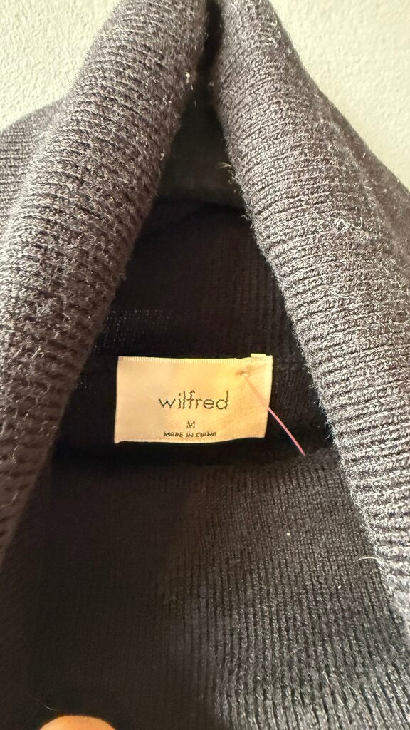 Wool Crop Turtleneck Sweater