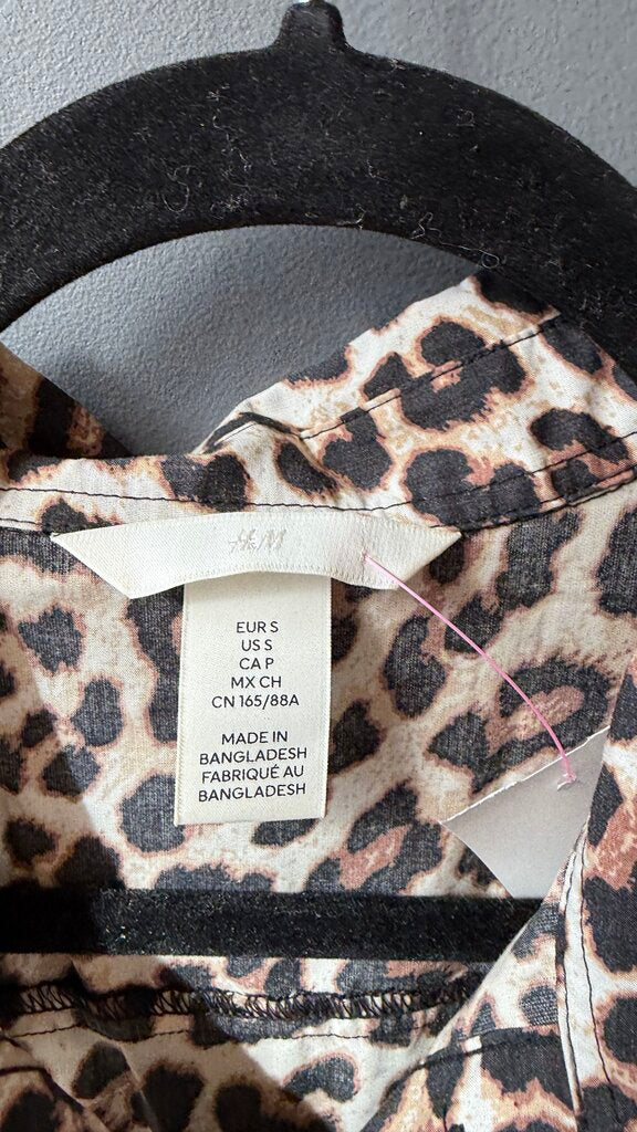 Leopard Midi Shirtdress