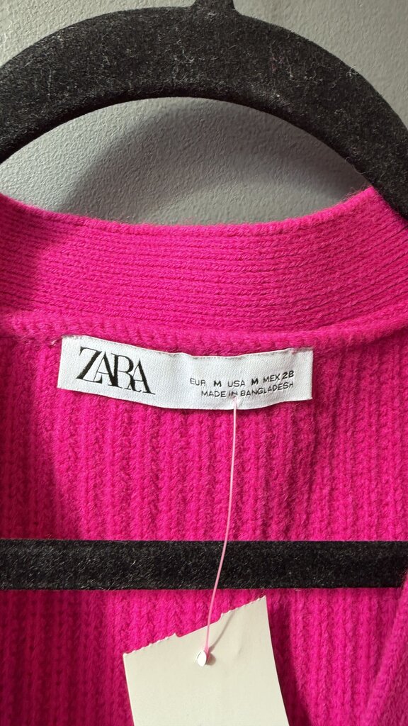 Ribbed Chunky Vneck Cardigan Sweater