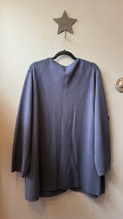 Round Neck Cardigan Sweater Blazer