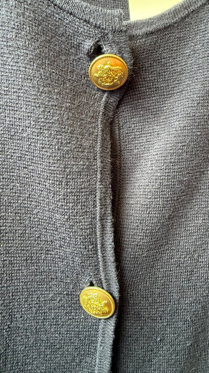 Round Neck Cardigan Sweater Blazer