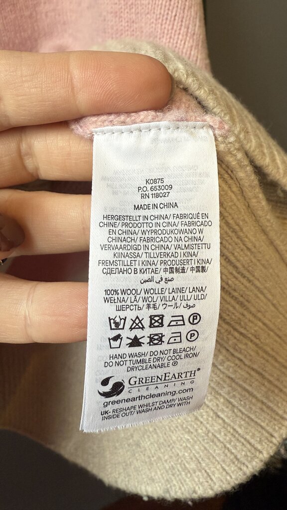 Wool Colorblock Sweater