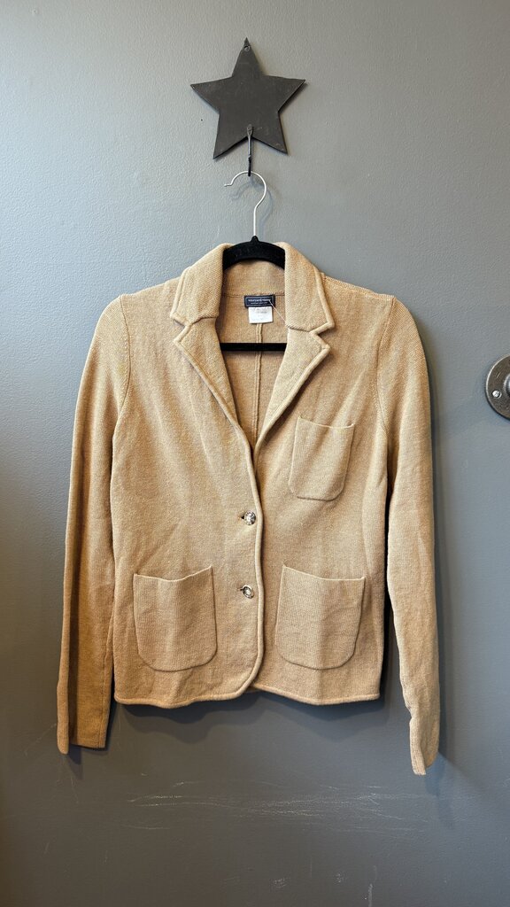 Merino Wool Sweater Blazer