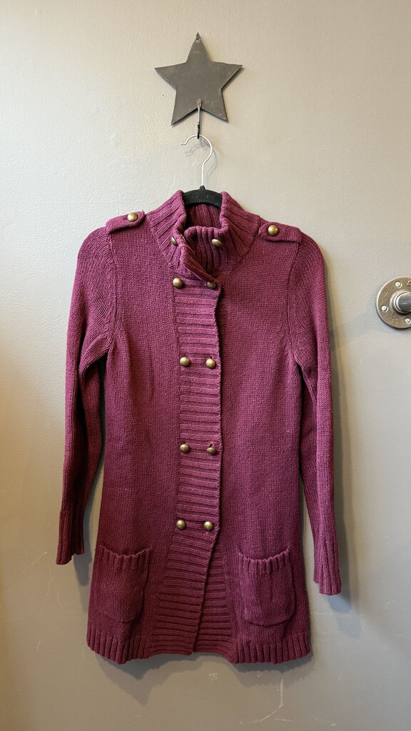 Double Breasted Sweater Jacket