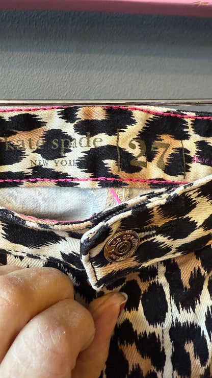 Leopard Skinny Jeans