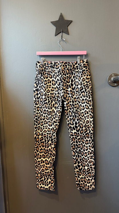 Leopard Skinny Jeans