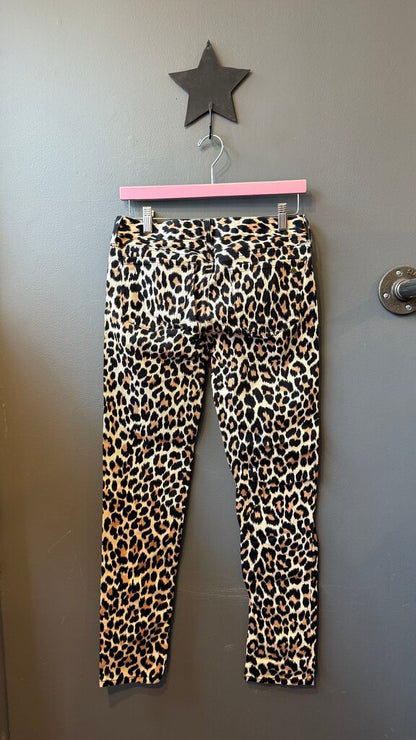 Leopard Skinny Jeans